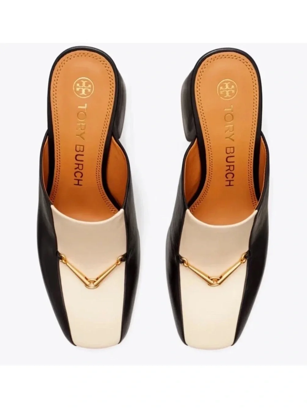 Tory Burch Equestrian Link Mules